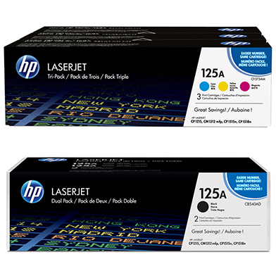 hp 125a triduo toner bundle pack cmy 14k pages k 44k