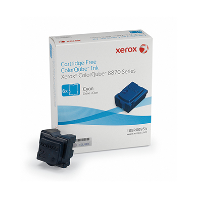 Xerox 108r00954 Solid Ink Cyan 6pk (17,300 Pages)