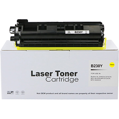 Printerland TN-230YPL Compatible Yellow Toner Cartridge (1,400 Pages)