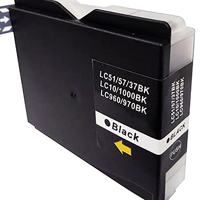 Printerland LC1000BKPL Compatible Black Ink Cartridge (500 Pages)