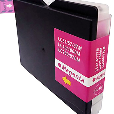 Printerland LC1000MPL Compatible Magenta Ink Cartridge (400 Pages)