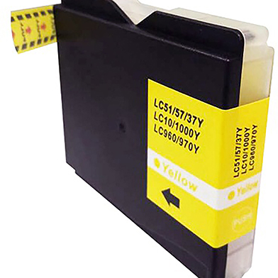 Printerland LC1000YPL Compatible Yellow Ink Cartridge (400 Pages)