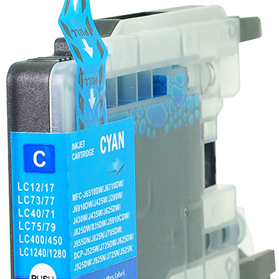 Printerland LC1280XLCPL Compatible Brother LC-1280XL High Capacity Cyan Ink Cartridge (1,200 Pages)