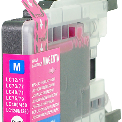 Printerland LC1280XLMPL Compatible Brother LC-1280XL High Capacity Magenta Ink Cartridge (1,200 Pages)