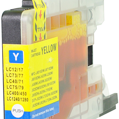 Compatible Brother LC-1280XL High Capacity Yellow Ink Cartridge (1,200 Pages) 