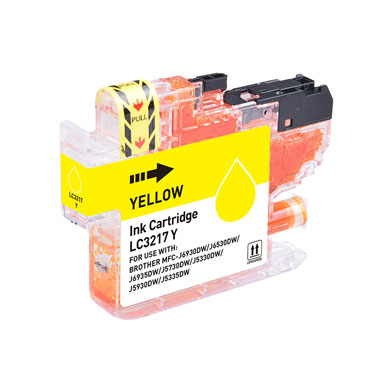 Printerland LC3217YPL Compatible Brother LC-3217 Yellow Ink Cartridge (550 Pages)