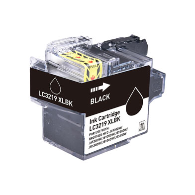 Compatible Brother LC-3219XL Black High Yield Ink Cartridge (3,000 Pages)