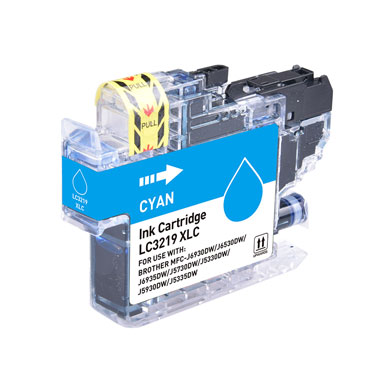 Printerland LC3219XLCPL Compatible Brother LC-3219XL Cyan High Yield Ink Cartridge (1,500 Pages)