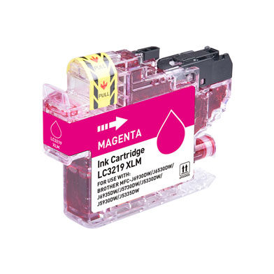 Printerland LC3219XLMPL Compatible Brother LC-3219XL Magenta High Yield Ink Cartridge (1,500 Pages)