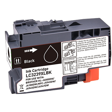 Printerland LC3239XLBKPL Compatible Brother LC-3239XL Extra High Yield Black Ink Cartridge (6,000 Pages)