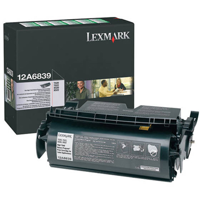 Lexmark 12A6839 Black High Capacity Return Programme Toner Cartridge (25,000 Pages)