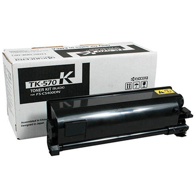 Kyocera 1T02HG0EU0 TK-570K Black Toner Cartridge (16,000 Pages)