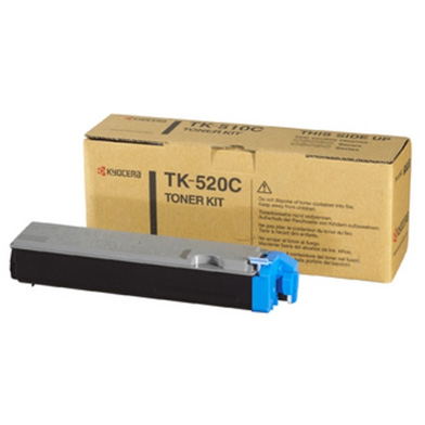 Kyocera 1T02HJCEU0 TK-520C Cyan Toner Cartridge (4,000 Pages)