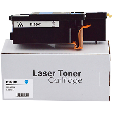 Compatible Dell Cyan Toner Cartridge (1,000 Pages)