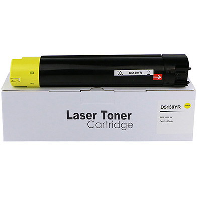 Compatible Dell High Capacity Yellow Toner Cartridge (12,000 Pages)