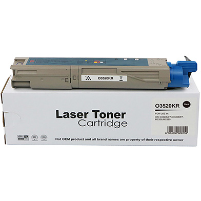 Printerland 43459324PL Compatible OKI Black Toner Cartridge (2,500 Pages)