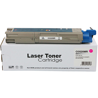 Printerland 43459370PL Compatible OKI Magenta Toner Cartridge (2,500 Pages)