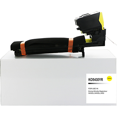 Compatible Konica Minolta Yellow Toner Cartridge (6,000 Pages)