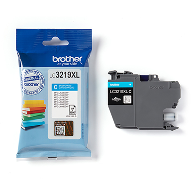 Brother LC3219XLC LC-3219XL Cyan High Yield Ink Cartridge (1,500 Pages)