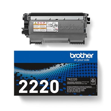 Brother TN-2220 High Yield Black Toner Cartridge (2,600 Pages) 