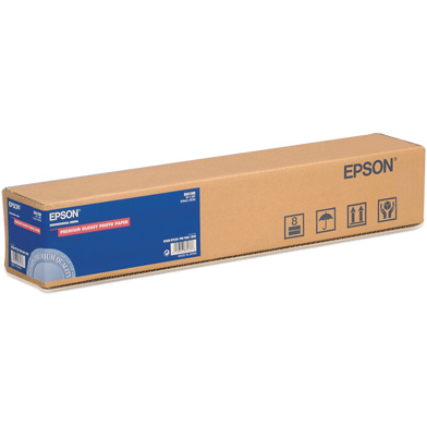 Epson C13S041390 Premium Glossy Photo Paper Roll - 166gsm (24" x 30.5m)