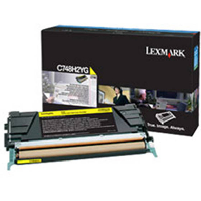 Lexmark C748H2YG C748H2YG Yellow High Yield Toner Cartridge (10,000 Pages)
