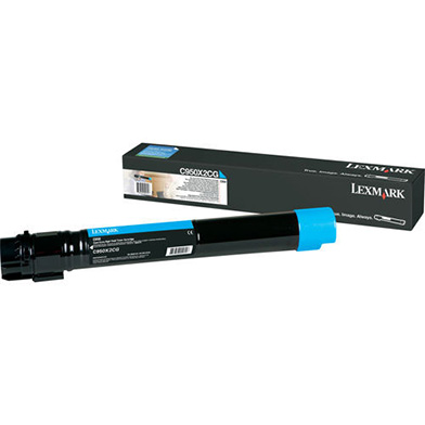 Lexmark C950X2CG Cyan Extra High Yield Toner Cartridge (22,000 pages)