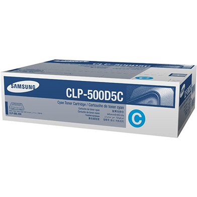 Samsung CLP-500D5C/SEE CLP-500D5C Cyan Toner Cartridge (5,000 pages)