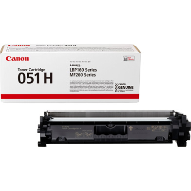 Canon 051H High Yield Black Toner Cartridge (4,100 Pages)