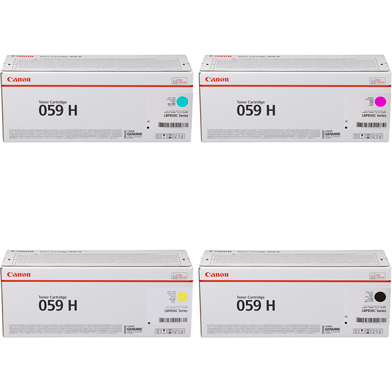 Canon 059H Toner Value Pack CMY (13,500 Pages) K (15,500 Pages)