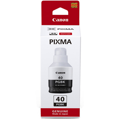 Canon GI-40PGBK Black Ink Bottle (6,000 Pages)