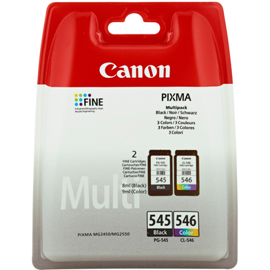 Canon PG-545/CL-546 Ink Multipack CMYK (180 Pages)
