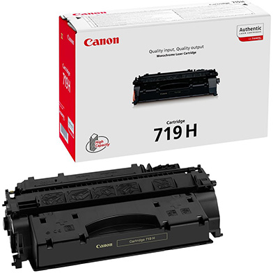 Canon 3480B002AA 719H Black Toner Cartridge (6,400 Pages)