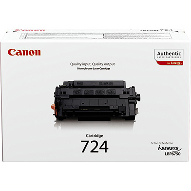 Canon 724 Black Toner Cartridge (6,000 Pages)