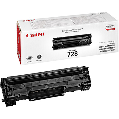 Canon 728 Black Toner Cartridge (2,100 Pages)