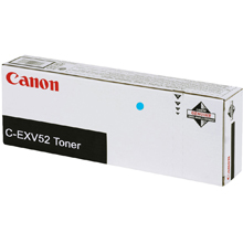 Canon 0999C002 C-EXV52 Cyan Toner Cartridge (66,500 Pages)