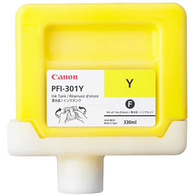 Canon 1489B001AA PFI-301Y Yellow Ink Cartridge (330ml)