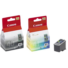 Canon PG40/CL-41 Black & Tri-Colour Multi Pack Ink Cartridge K (350 Pages) CMY (312 Pages)