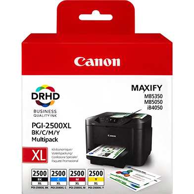 Canon PGI-2500XL CMYK Ink Cartridge Multipack 