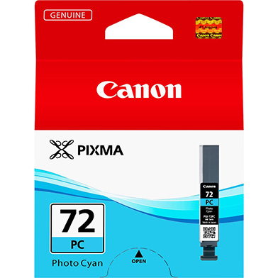 Canon 6407B001 PGI-72PC Photo Cyan Ink Cartridge (89 Photos)