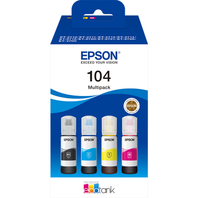 Epson EcoTank ET-2862 Multifunction Printer Ink Bottles
