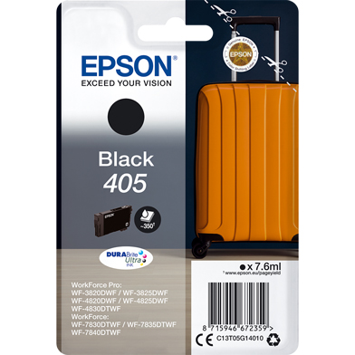 Epson C13T05G14010 405 Black DURABrite Ultra Ink Cartridge (350 Pages)