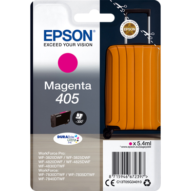 Epson C13T05G34010 405 Magenta DURABrite Ultra Ink Cartridge (300 Pages)