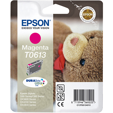 Epson C13T06134010 T0613 Magenta Ink Cartridge (8ml)
