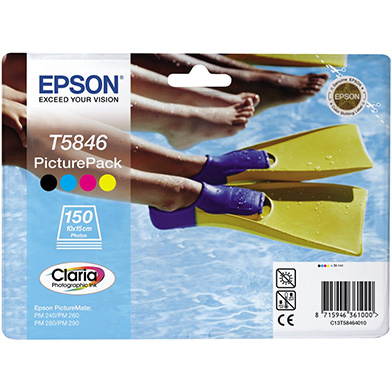 Epson PicturePack (150 Sheets + 39.1ml CMYK Ink)