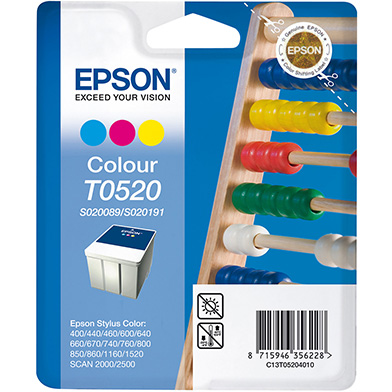 Epson T0520 3 Colour Ink Cartridge CMY (35ml)