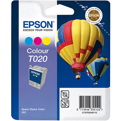 Epson T020 3 Colour Ink Cartridge (35ml)