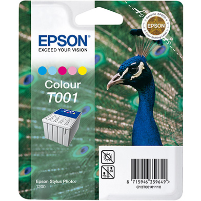 Epson T001 5 Colour Ink Cartridge (66ml)