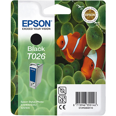 Epson C13T02640110 T026 Black Ink Cartridge (16ml)