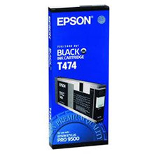 Epson Black T474 Ink Cartridge (220ml)